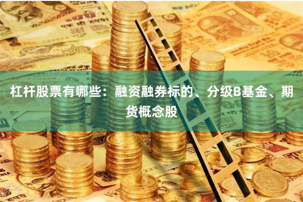 杠杆股票有哪些:融资融券标的、分级B基金、期货概念股